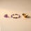 Mini crystal tumble bracelet and brass diya – Flat 999 Store collection