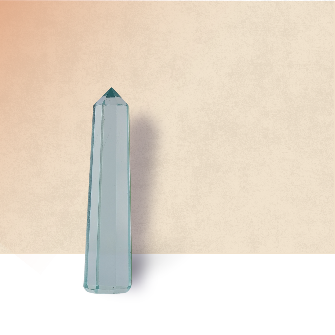Aqua Obsidian Jumbo Tower Point – for Vastu