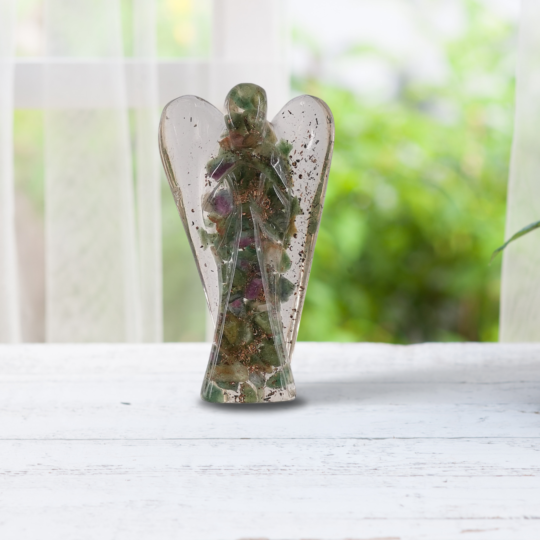 Green Aventurine Orgonite Angel/Orgone Angel