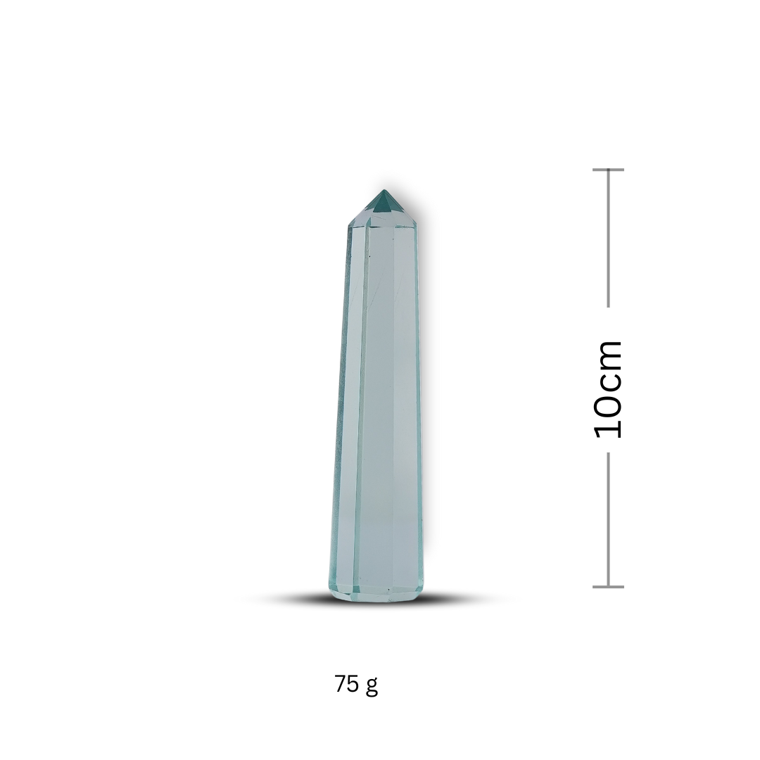 Aqua Obsidian Jumbo Tower Point – for Vastu