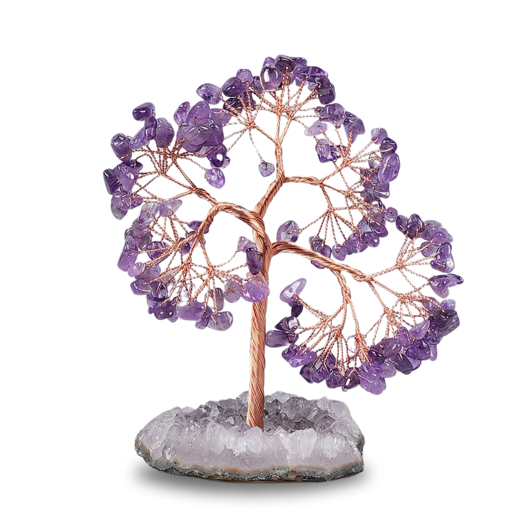 Amethyst Tree With Amethyst Cluster Tree big