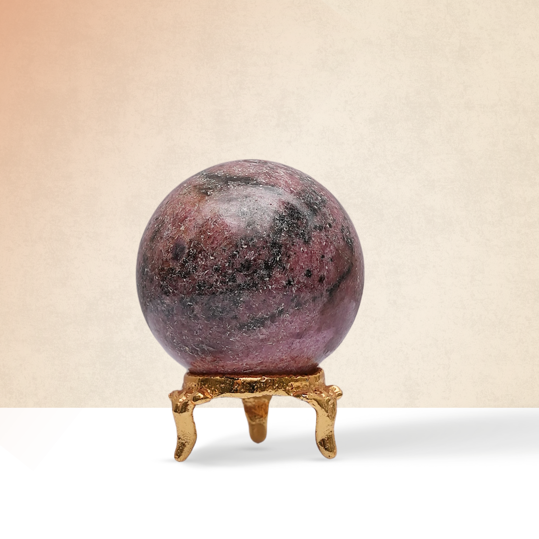 Rhodonite Sphere/Ball