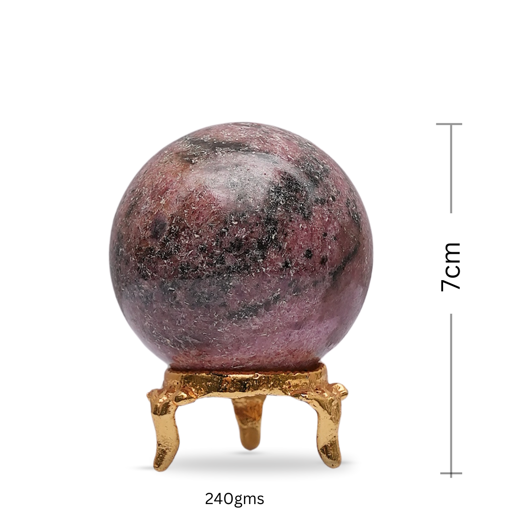 Rhodonite Sphere/Ball