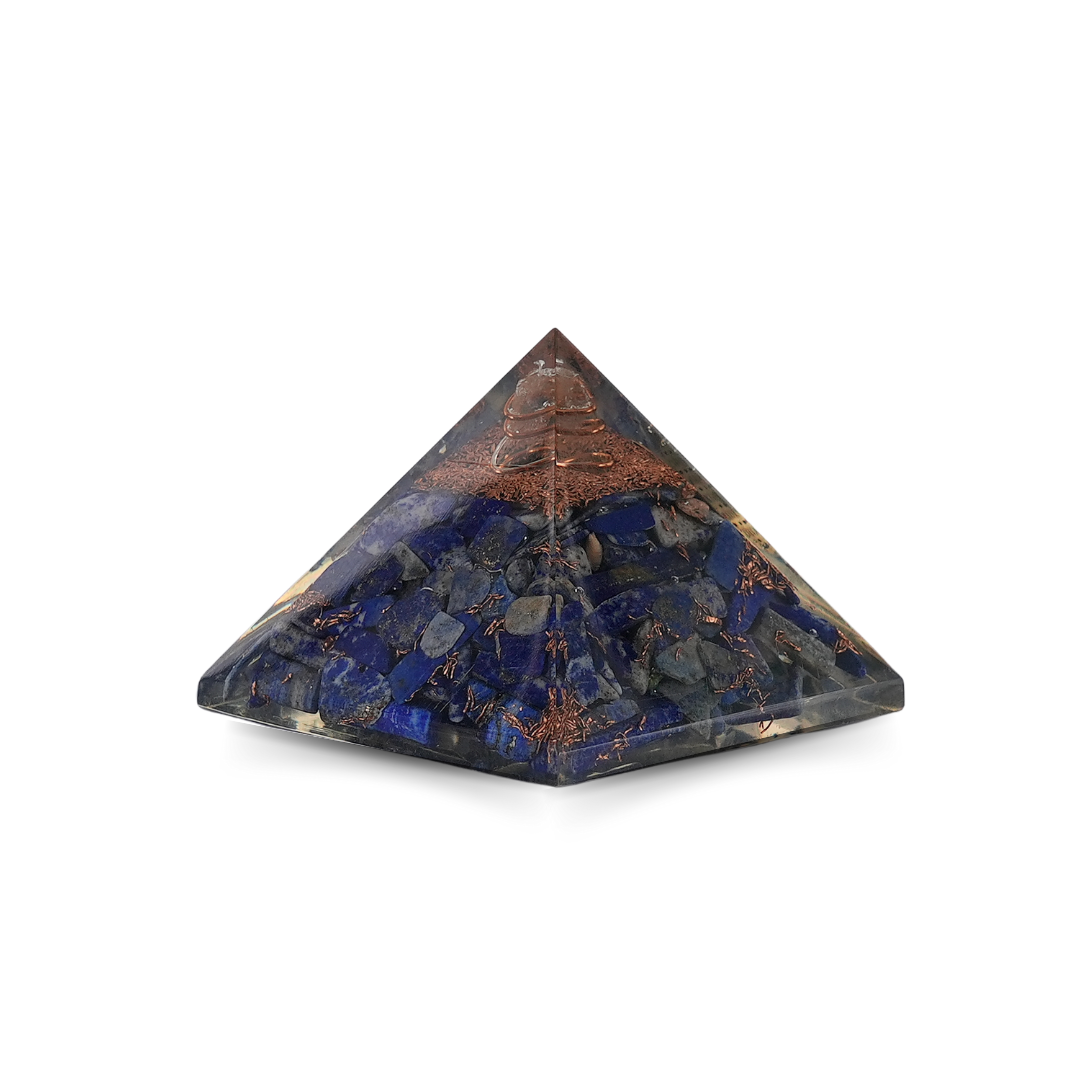 Lapis Lazuli Orgonite Pyramid/Orgone Pyramid