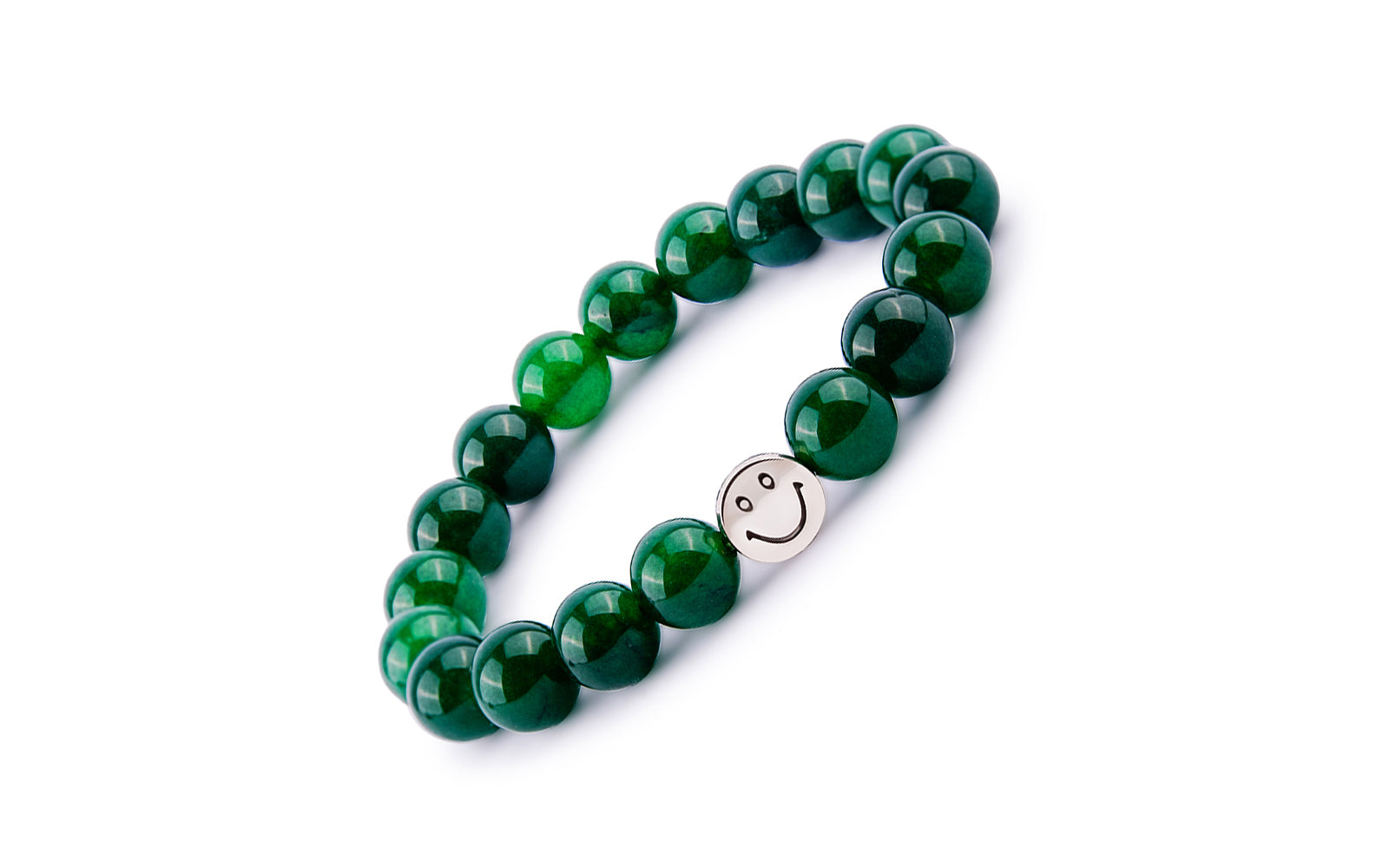 Smile Bracelet - Green Jade