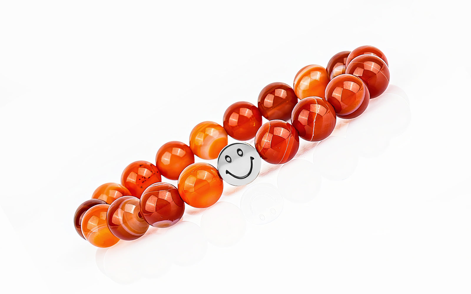 Red Carnelian Smile Bracelet