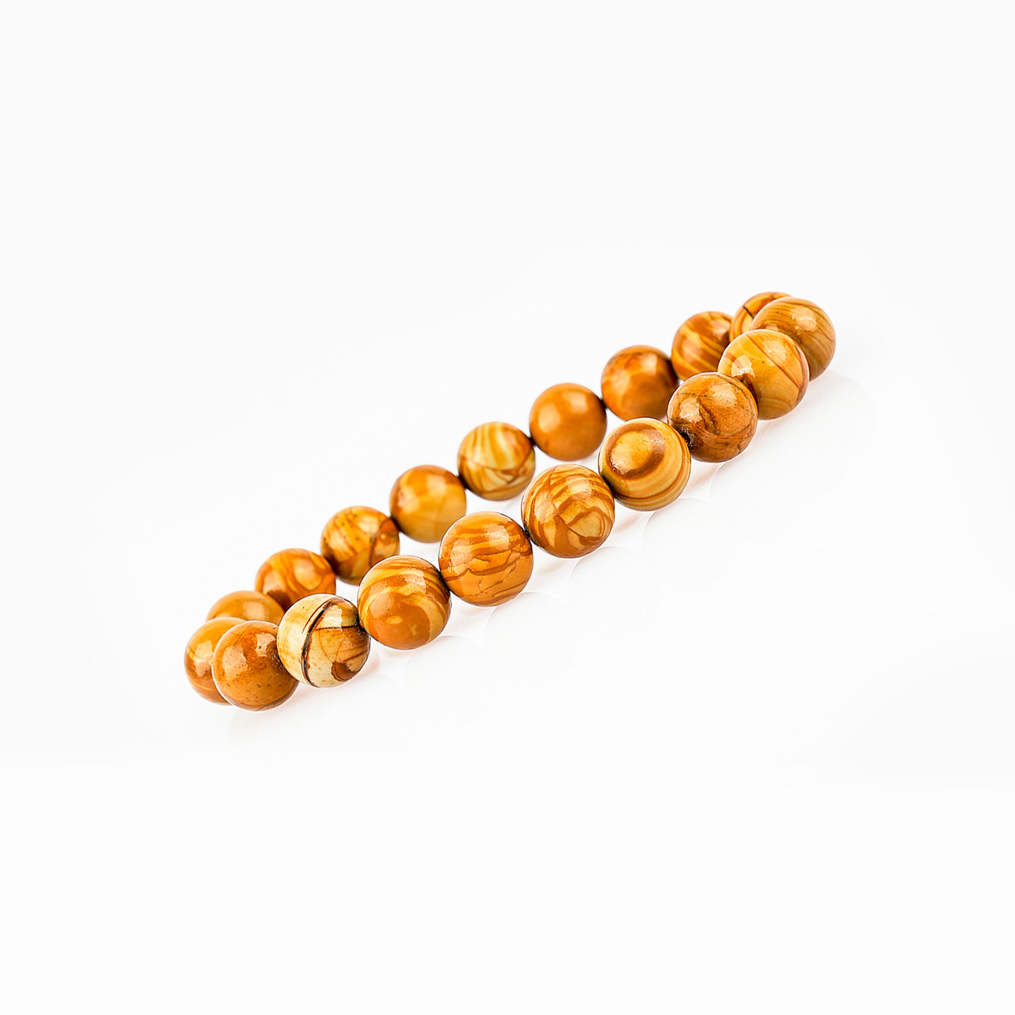 Camel Jasper Bracelet – Grounding, Calm & Stability