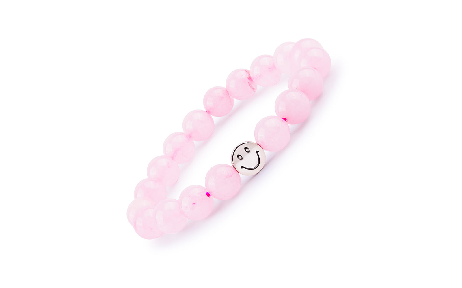 Smile Bracelet - Rose Quartz