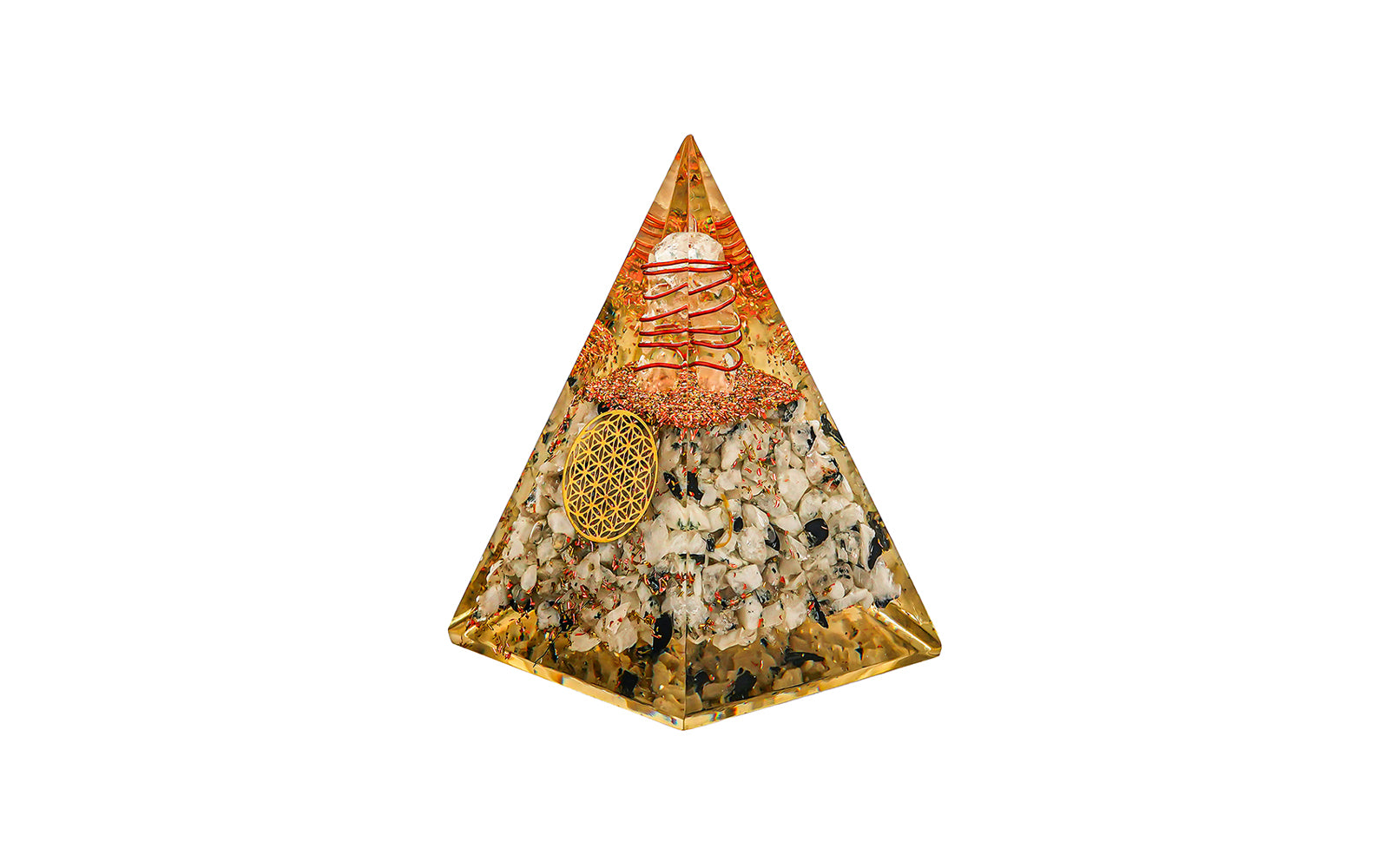 Rainbow Moonstone Nubian Pyramid