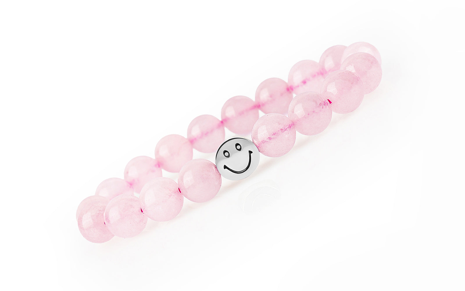 Smile Bracelet  Rose Quartz