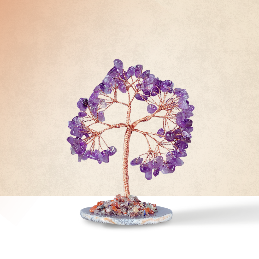 Amethyst Crystal Tree (With Plate Base)