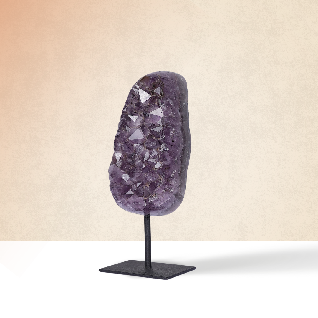 Amethyst Standing Cluster, Amethyst Cluster Stand