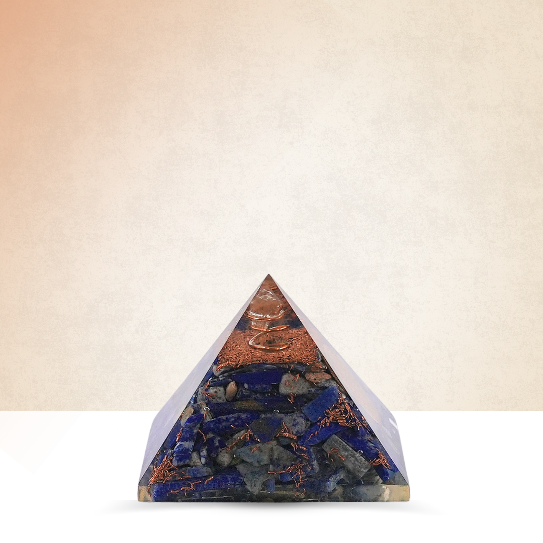 Lapis Lazuli Orgonite Pyramid/Orgone Pyramid