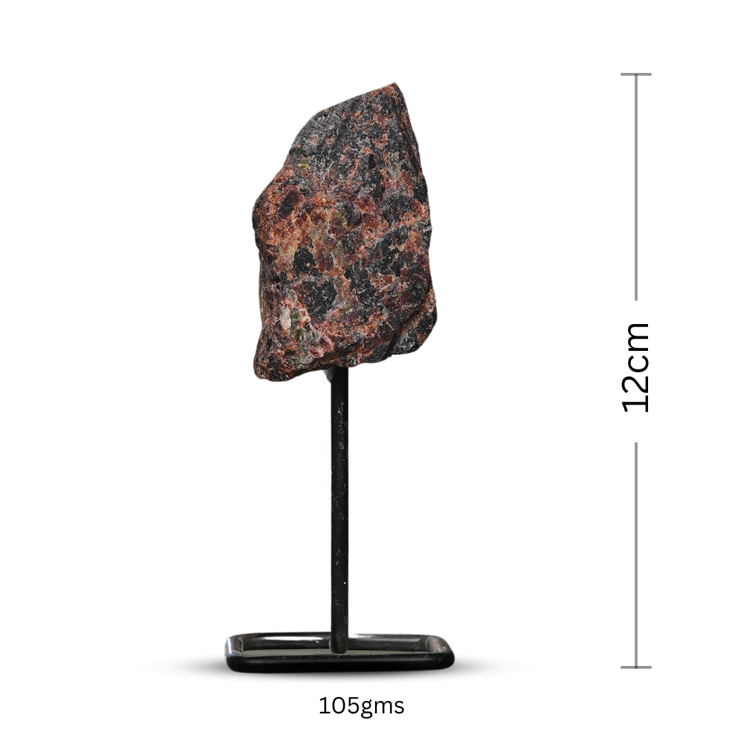 Garnet Raw Stone Stand – for Vastu
