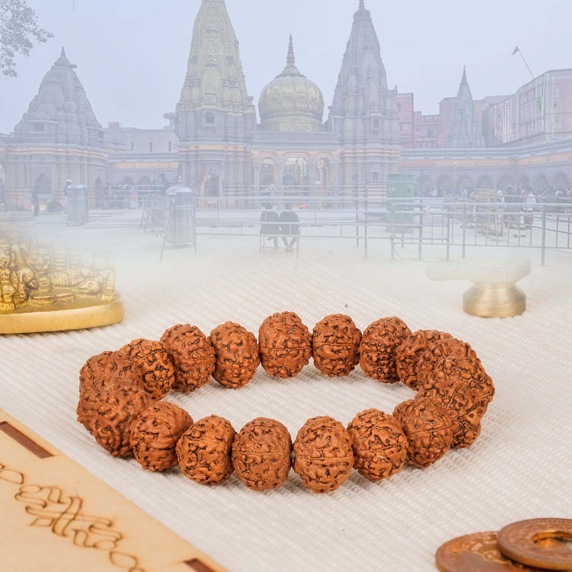 7 Mukhi Rudraksha Bracelet – Kashi Siddh Ritual Energized Nepali Bead