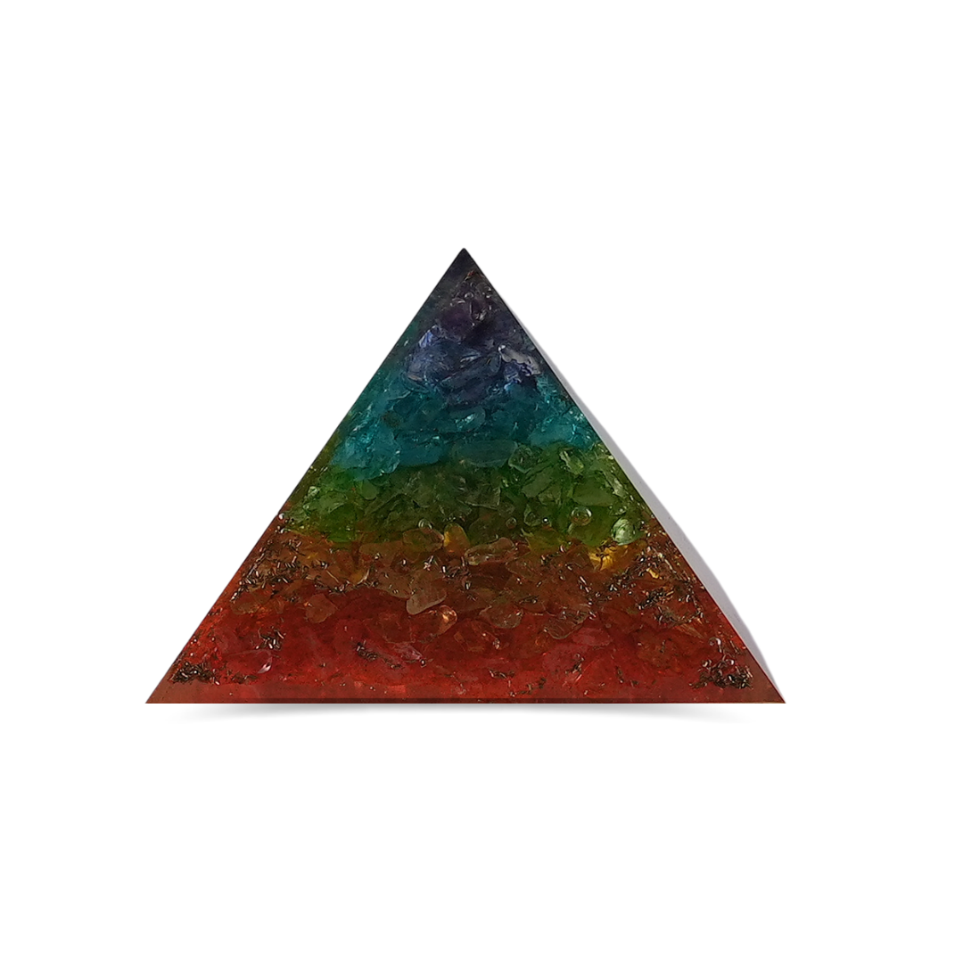 7 Chakra Chips Pyramid – for Vastu