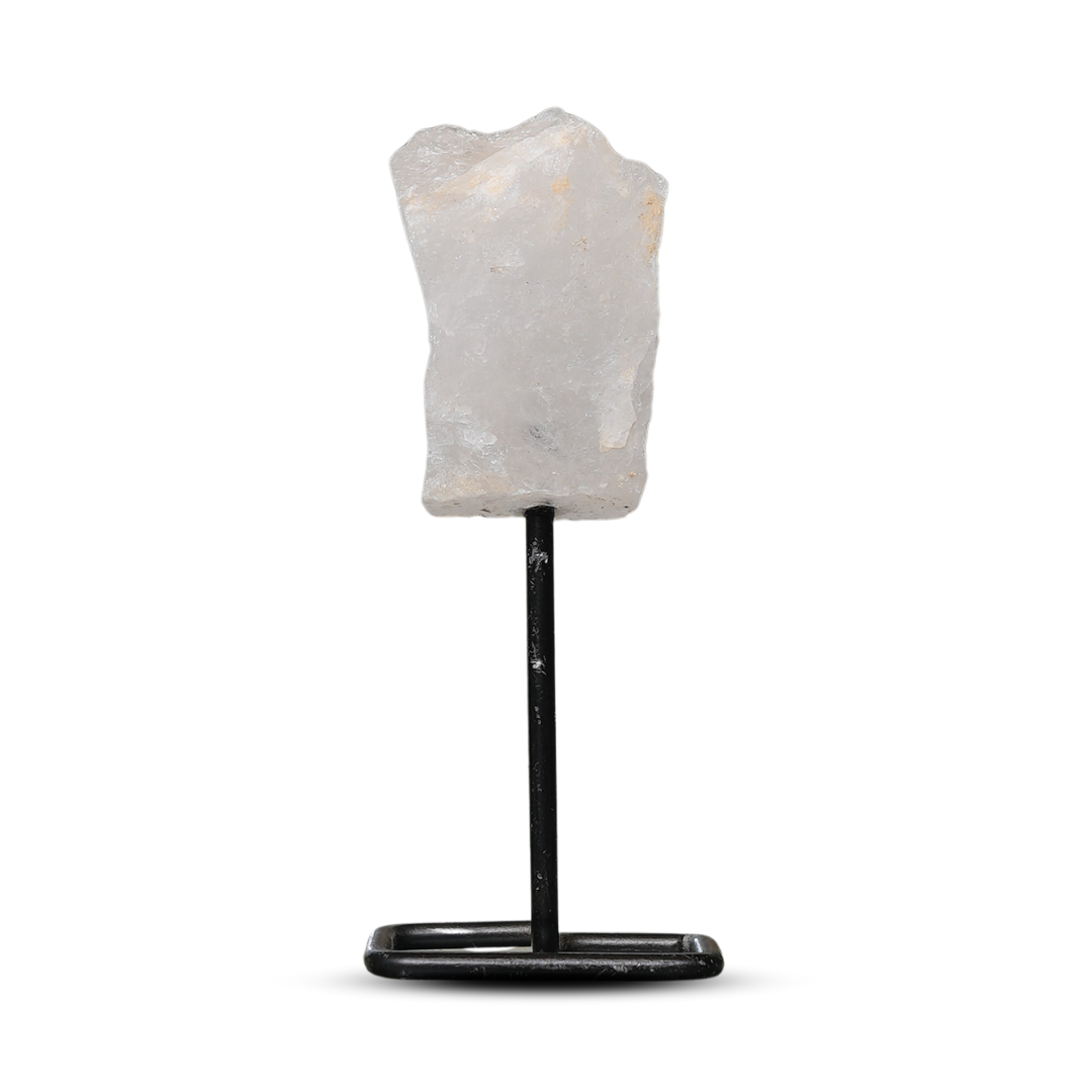 Clear Quartz Raw Stone Stand