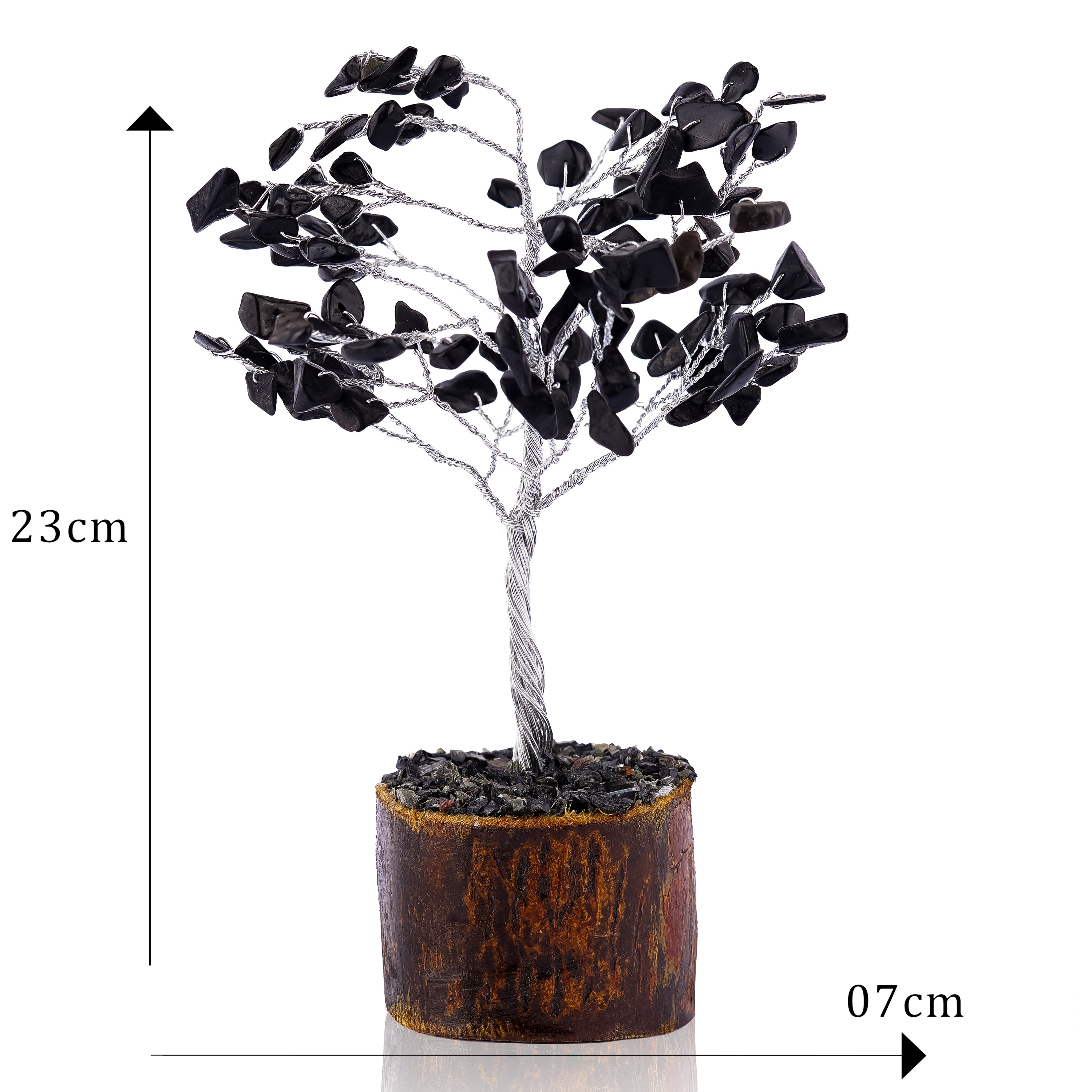 Small Black Agate Crystal Tree