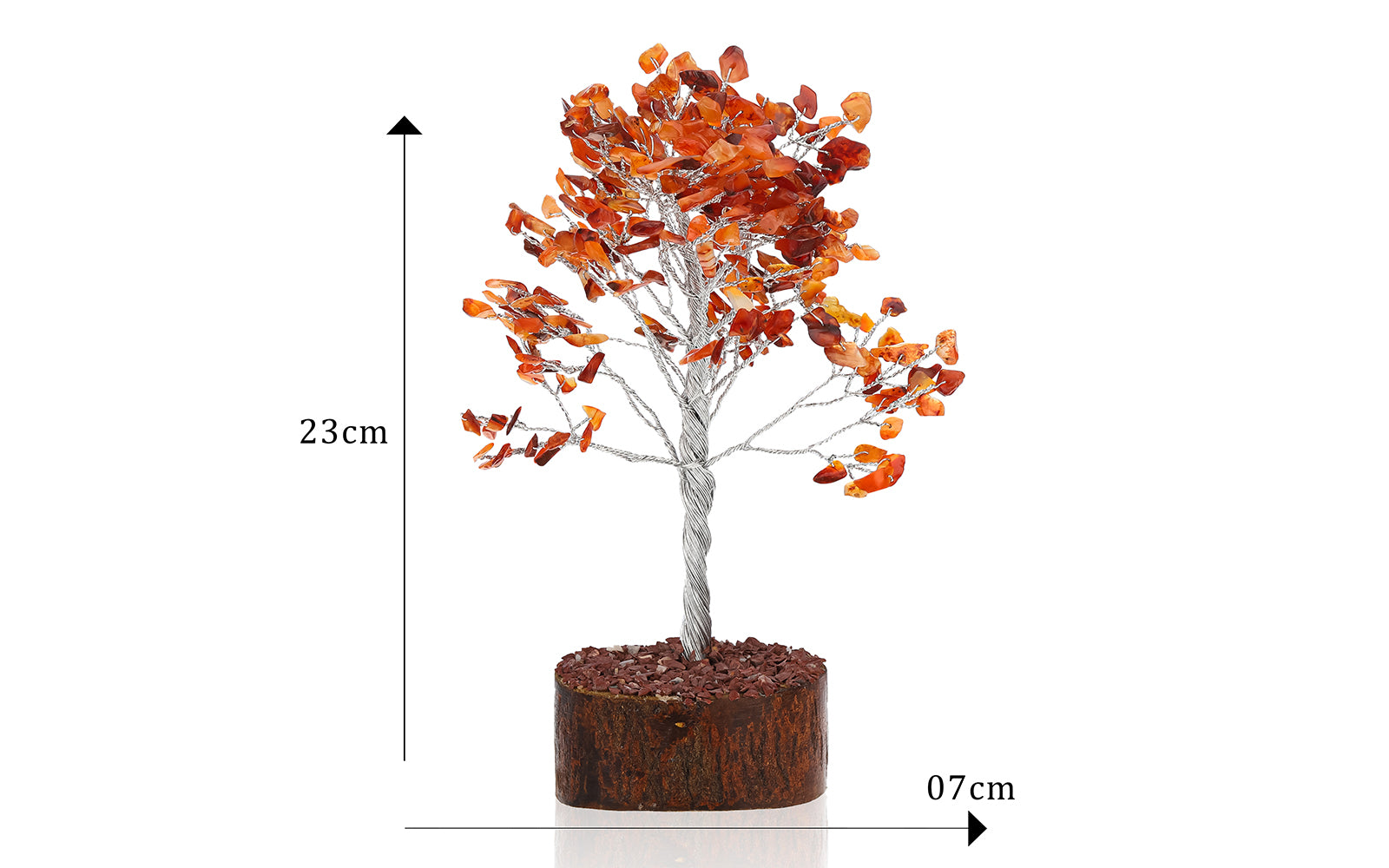 Large Carnelian Crystal Tree