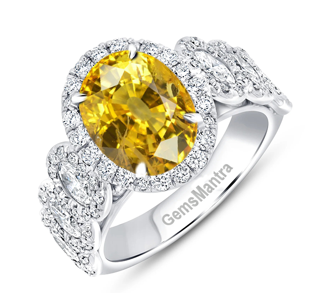 Yellow Sapphire Ring (2nd variation)