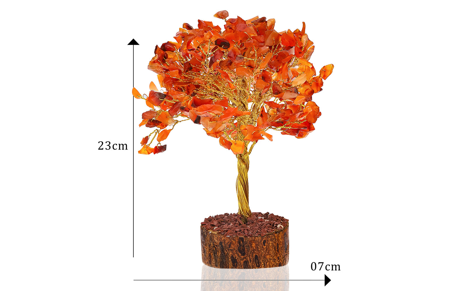 Large Carnelian Crystal Tree