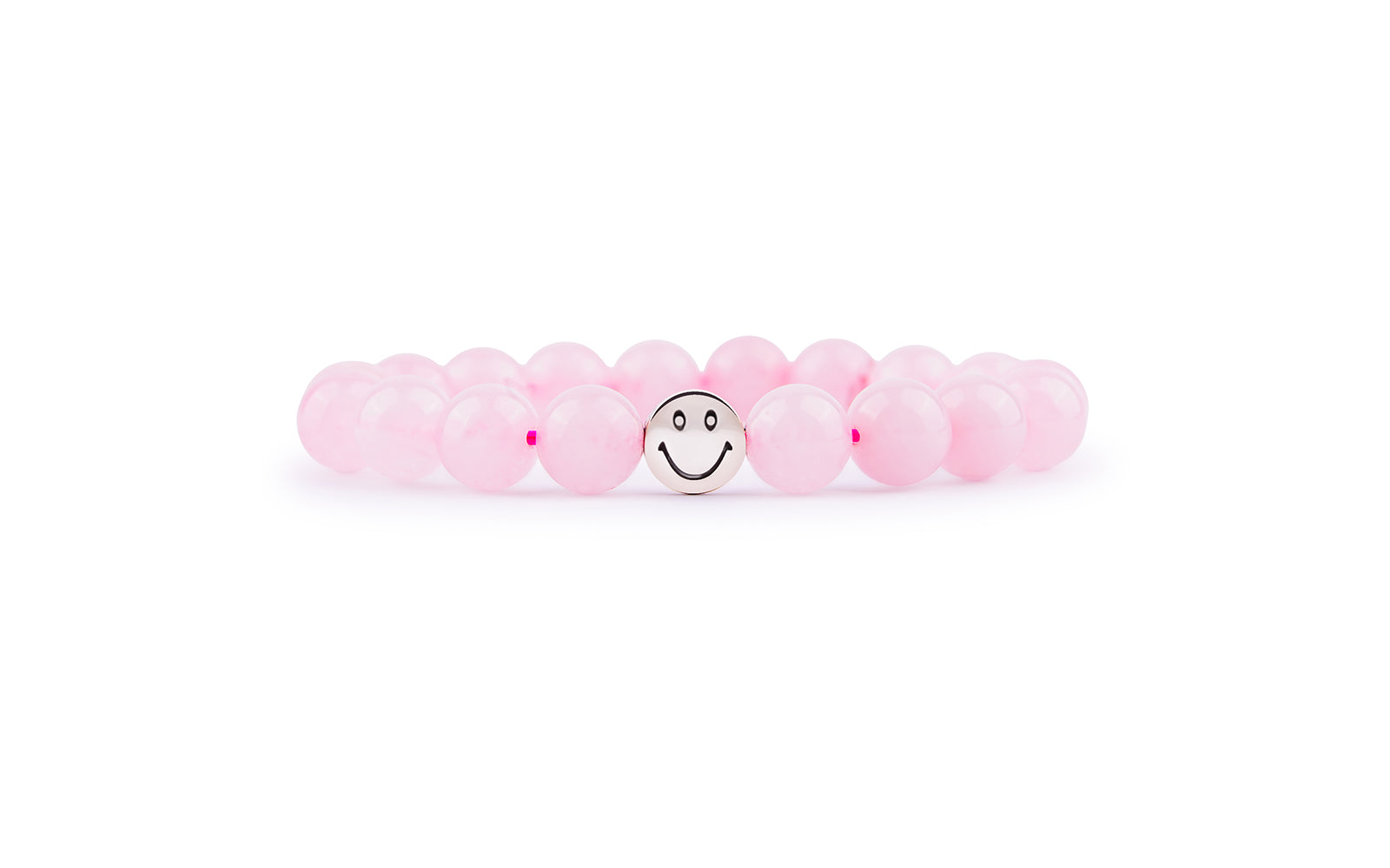 Smile Bracelet - Rose Quartz