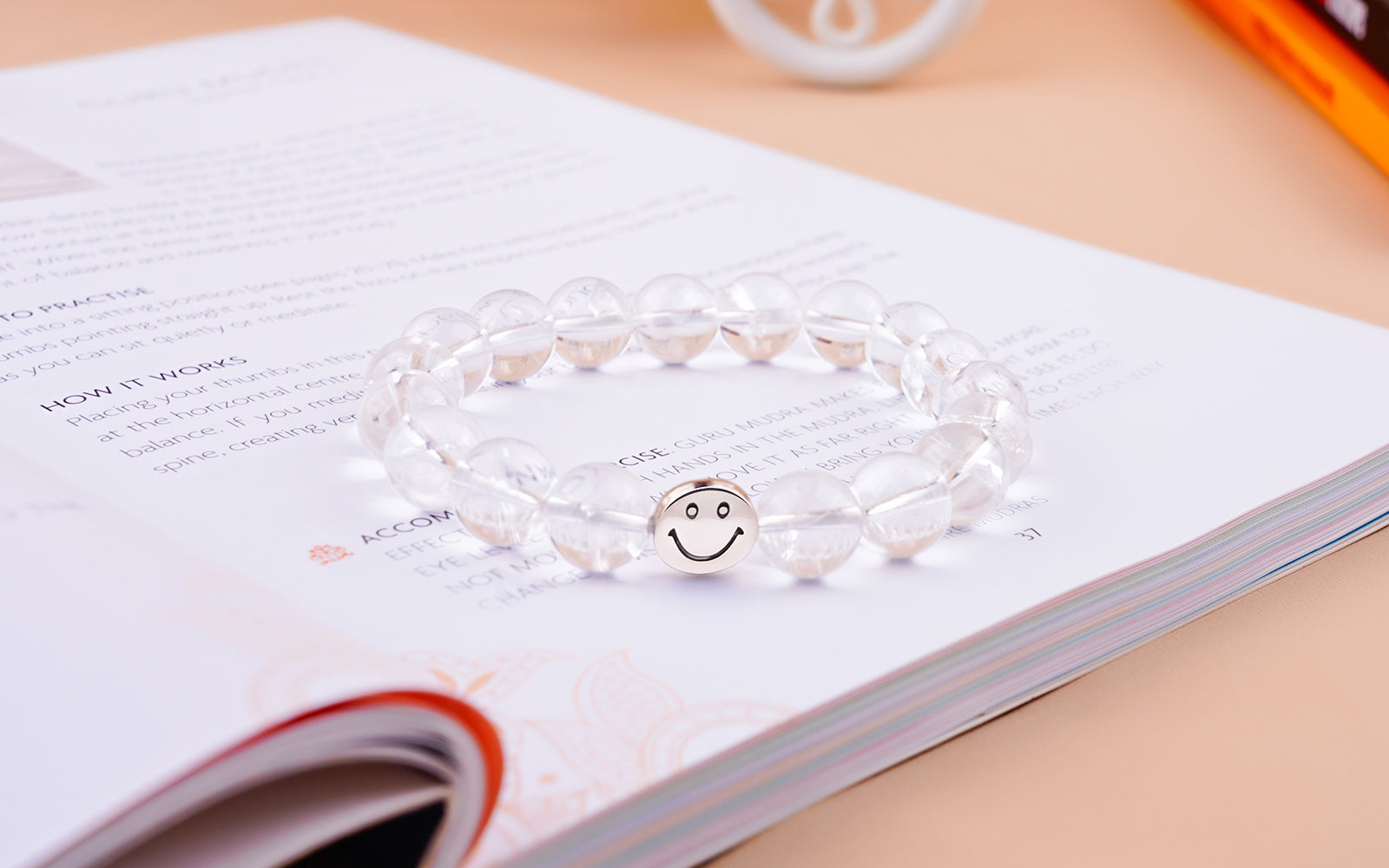 Smile Bracelet  Clear Quartz