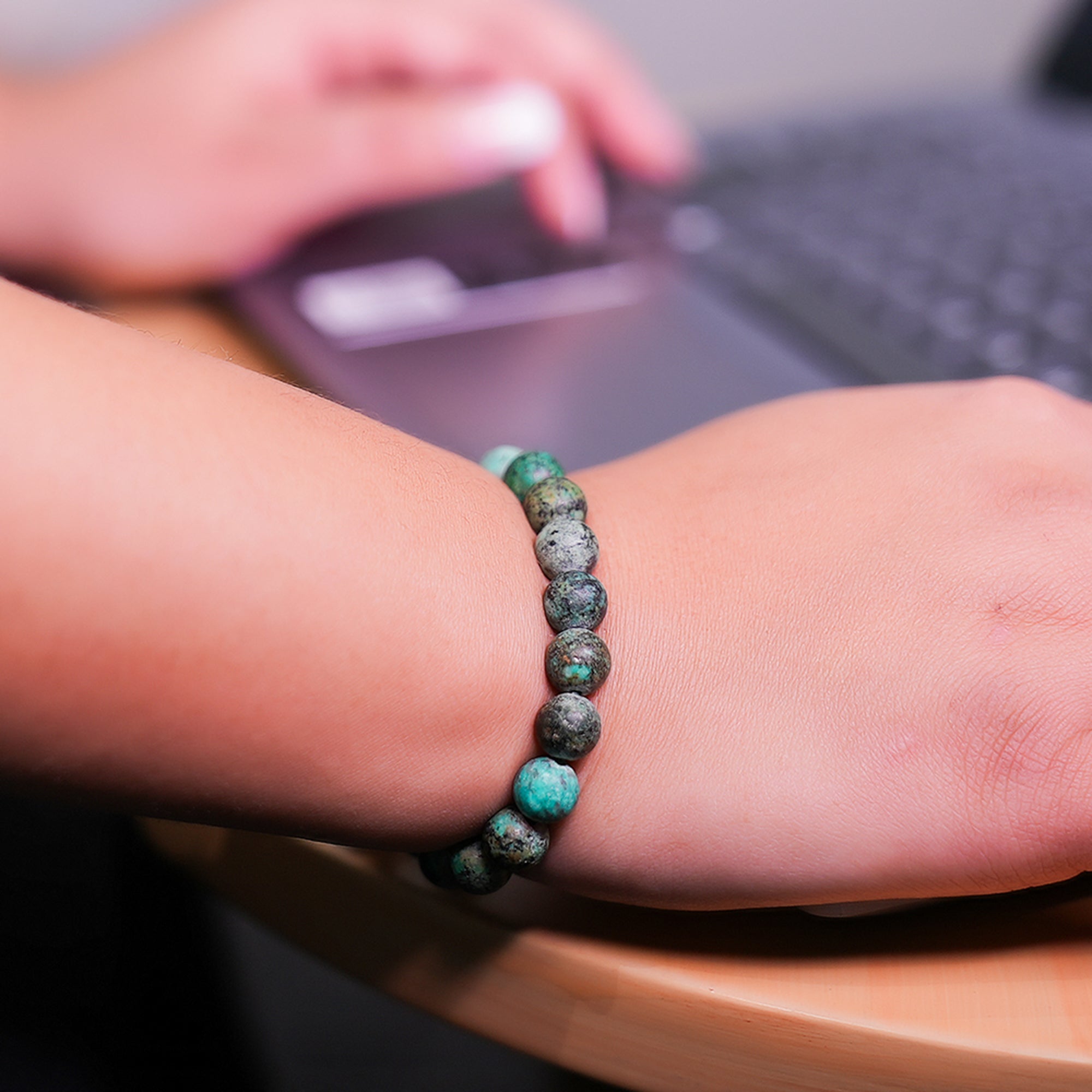 African Turquoise Bracelet – Growth & Transformation