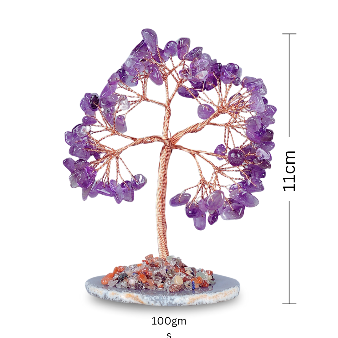 Amethyst Crystal Tree (With Plate Base)