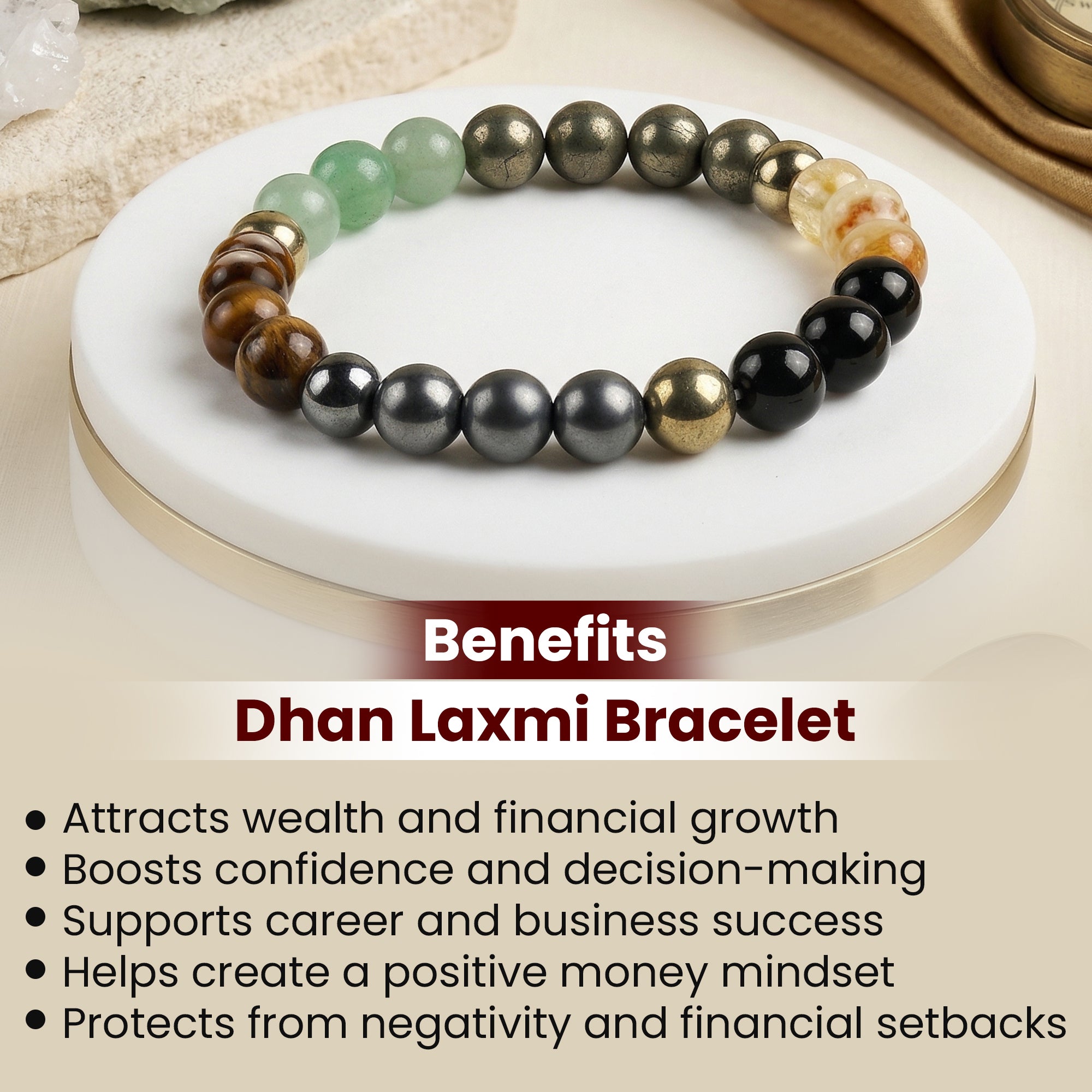 Dhan Laxmi Bracelet – Wealth, Stability & Protection