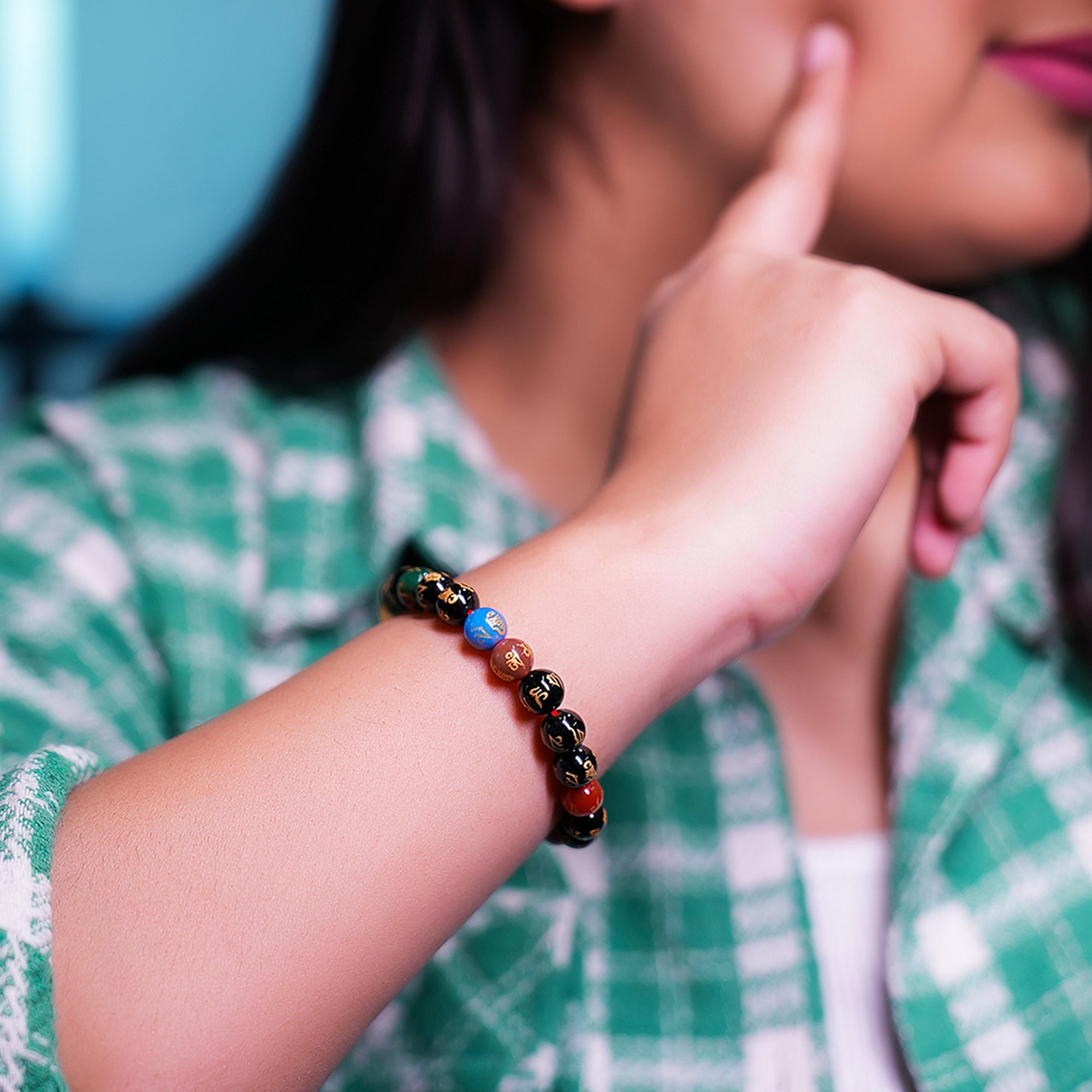Multi Om Mani Bracelet – Protection & Positive Energy