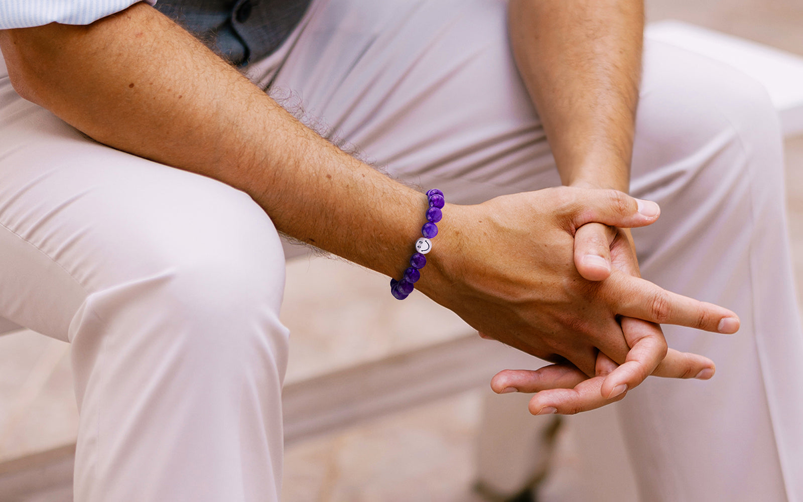 Smile Bracelet - Energized Amethyst