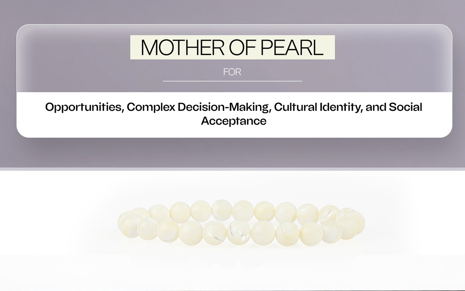 Mother of Pearl Bracelet