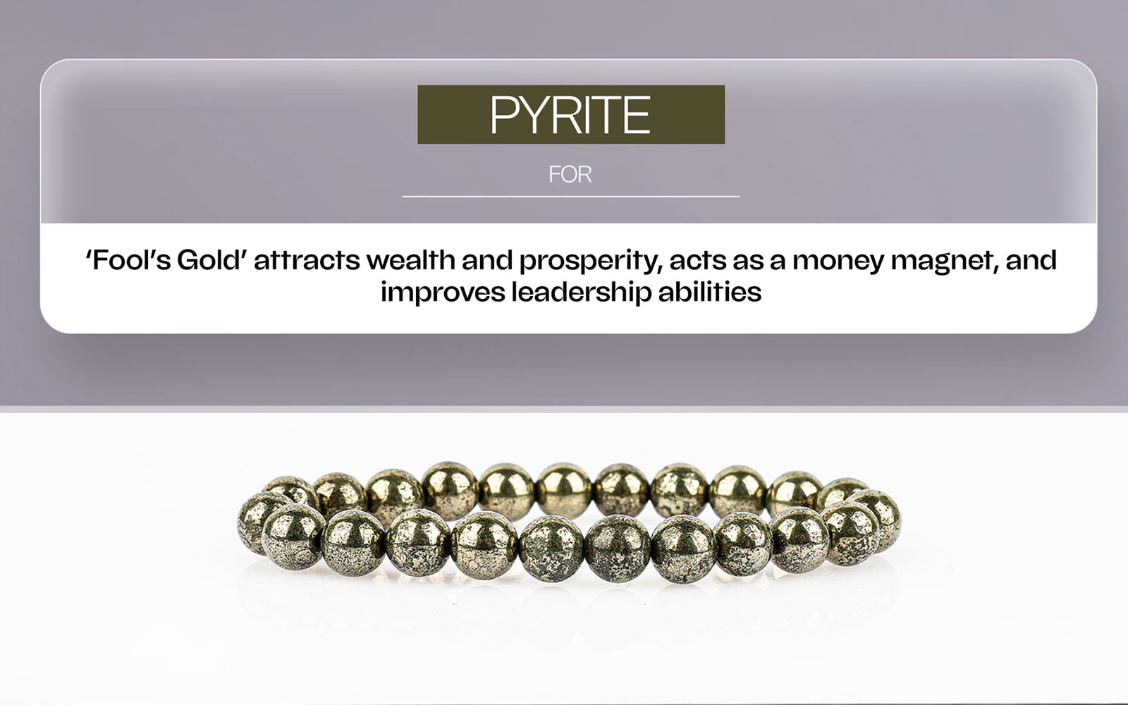 Pyrite Bracelet