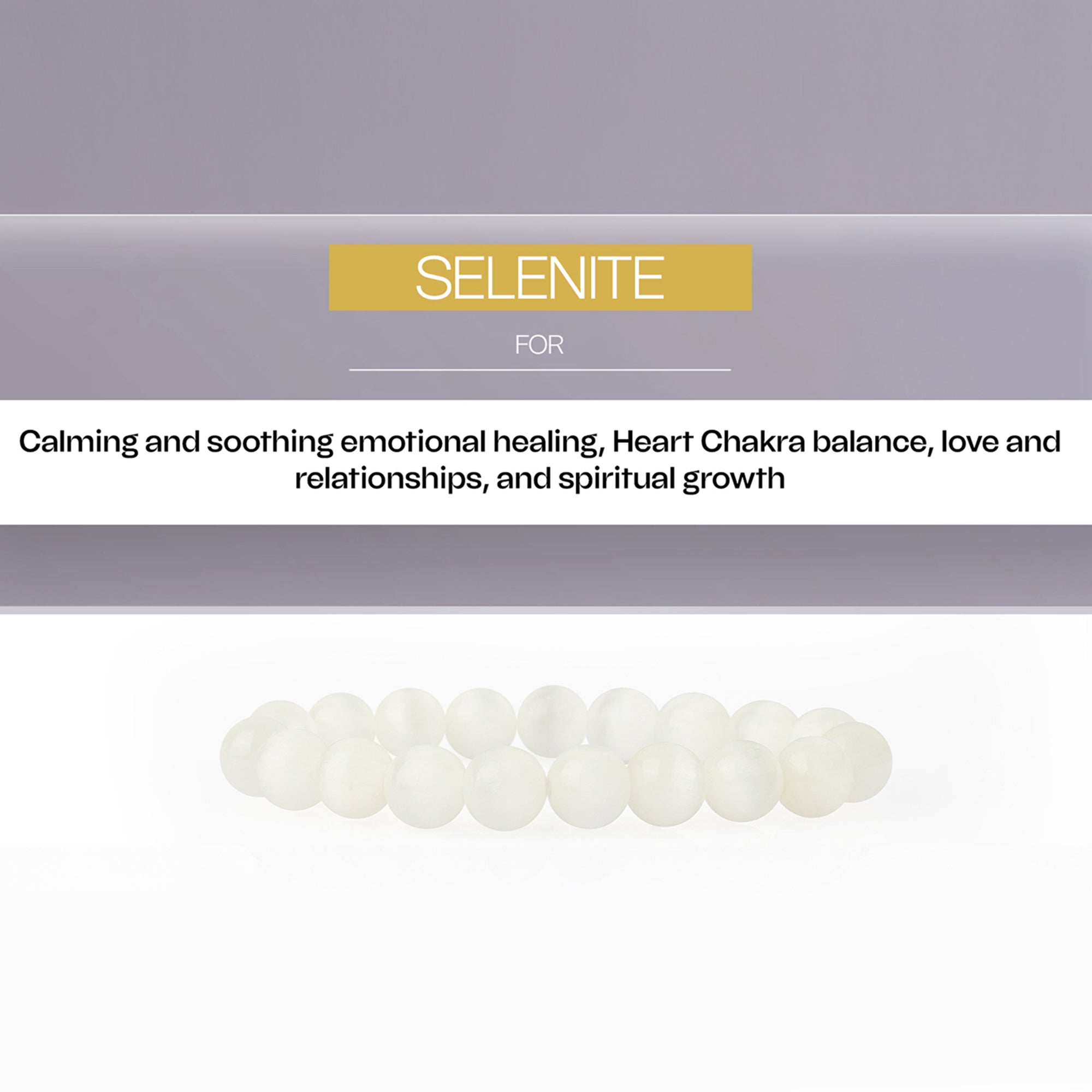 Selenite Bracelet – Original, Cleansing & Calm