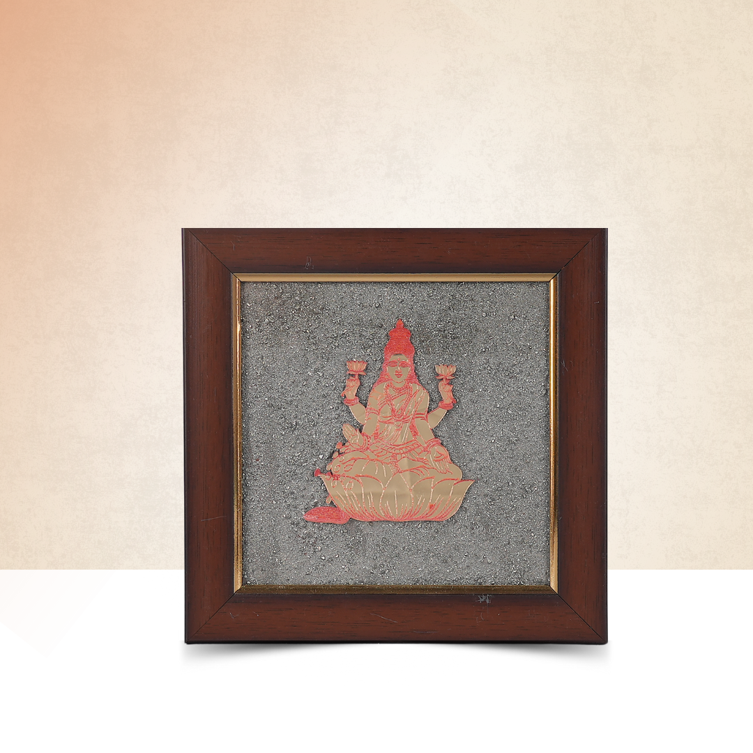 Goddess Laxmi Pyrite Dust Frame