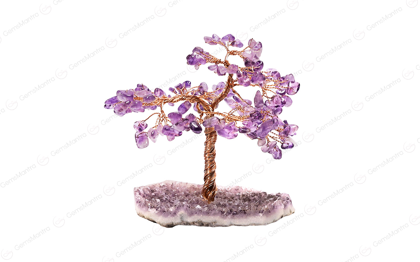 Amethyst Tree With Amethyst Cluster Tree Base