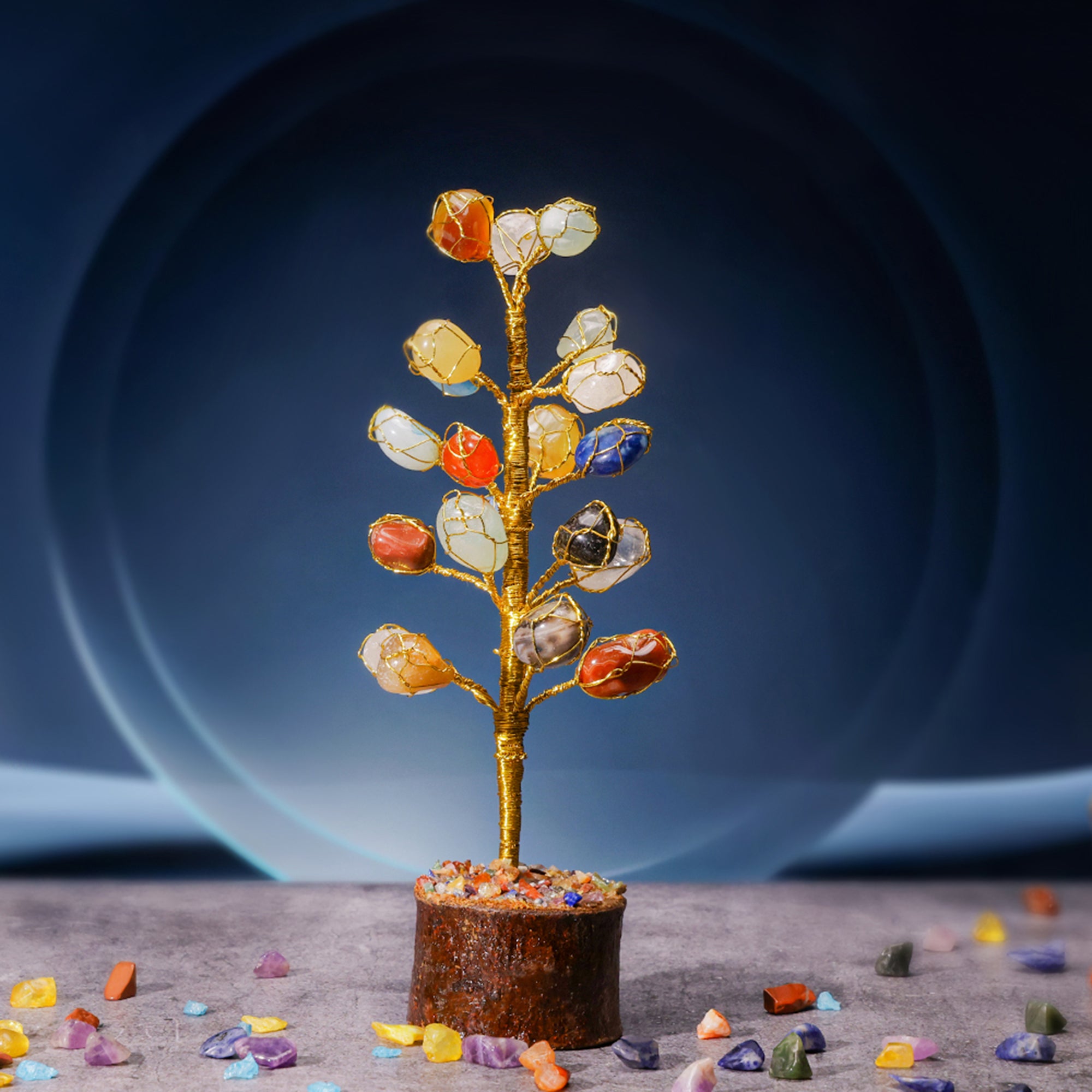 Multi-Stone Tumble Tree – for Vastu
