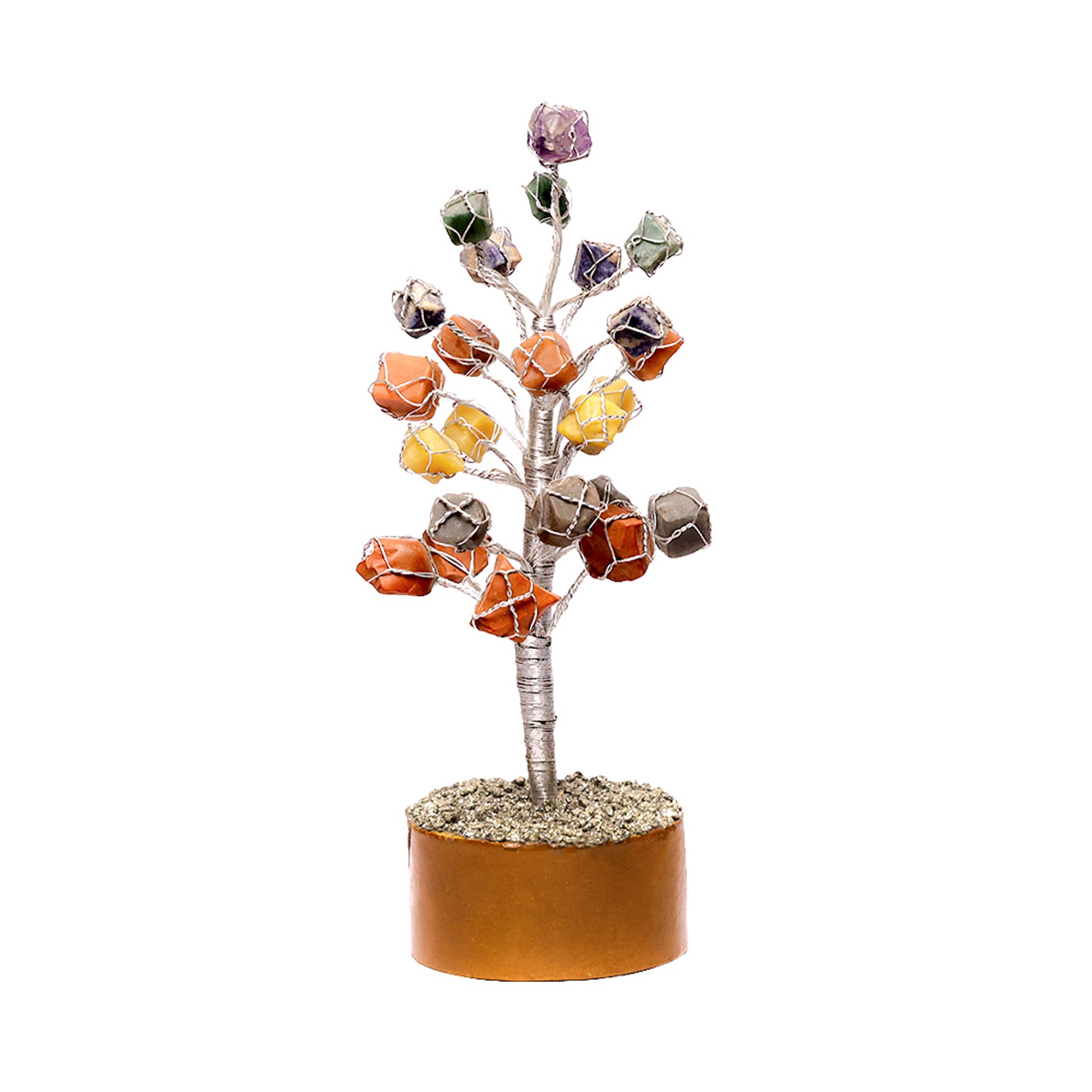 Seven Chakra Raw Stone Tree – for Vastu