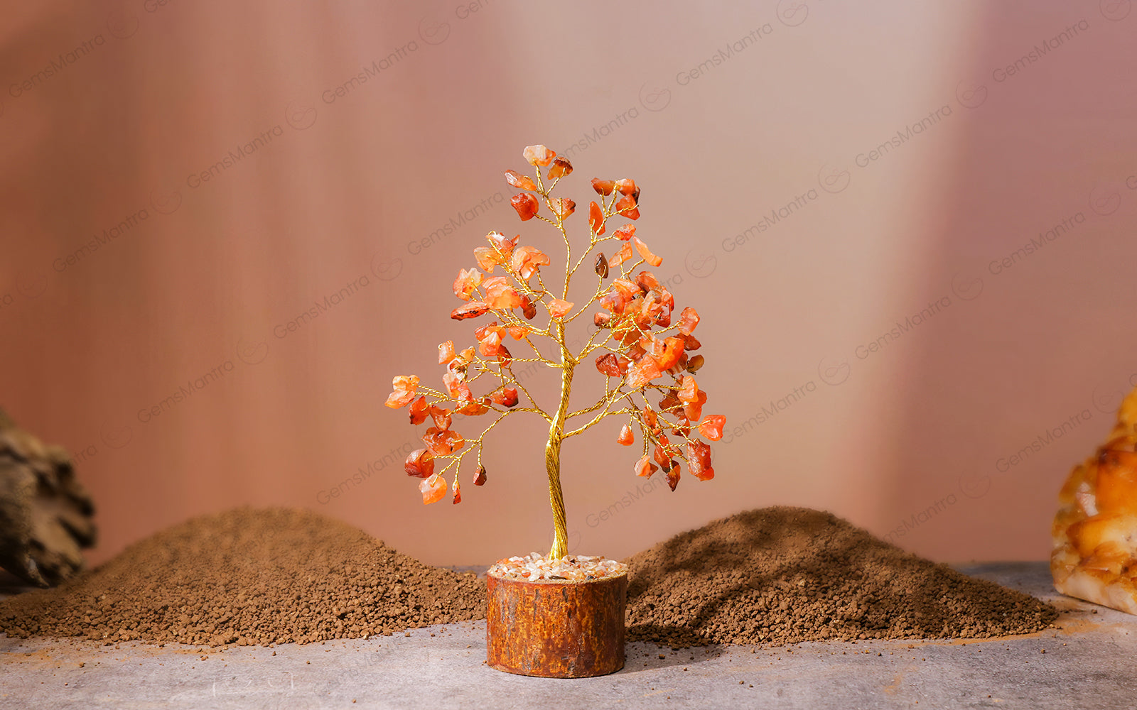 Small Carnelian Crystal Tree