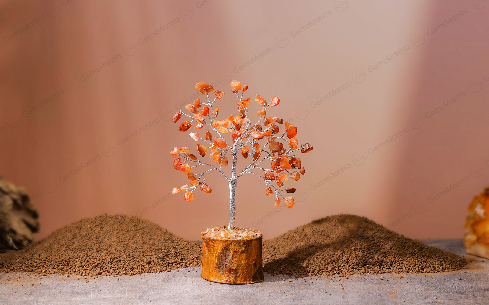 Small Carnelian Crystal Tree
