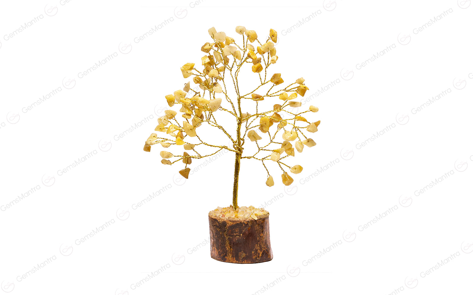 Small Golden Quartz Crystal Tree