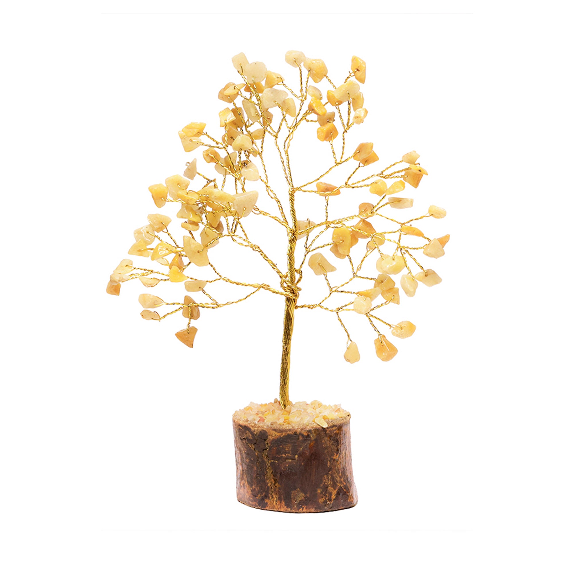 Golden Quartz Crystal Tree – Small, for Vastu