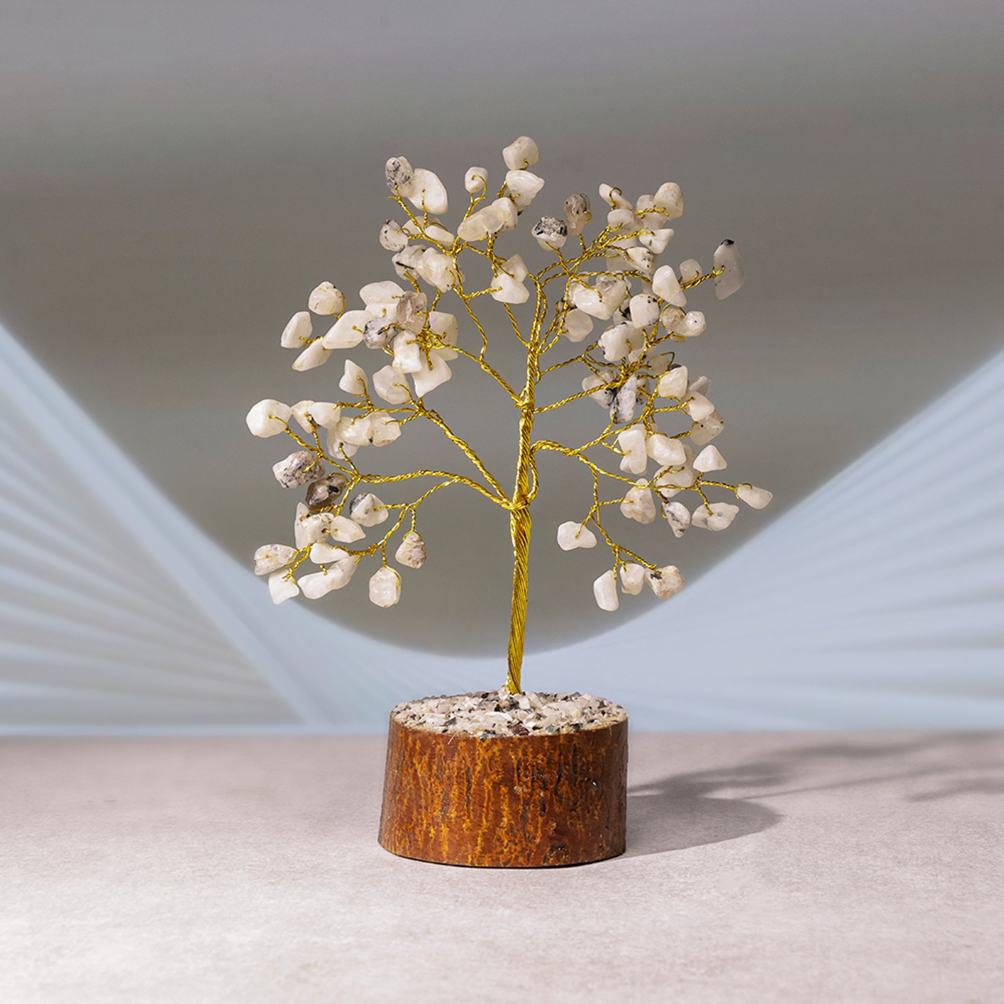 Rainbow Moonstone Crystal Tree – Small, for Vastu