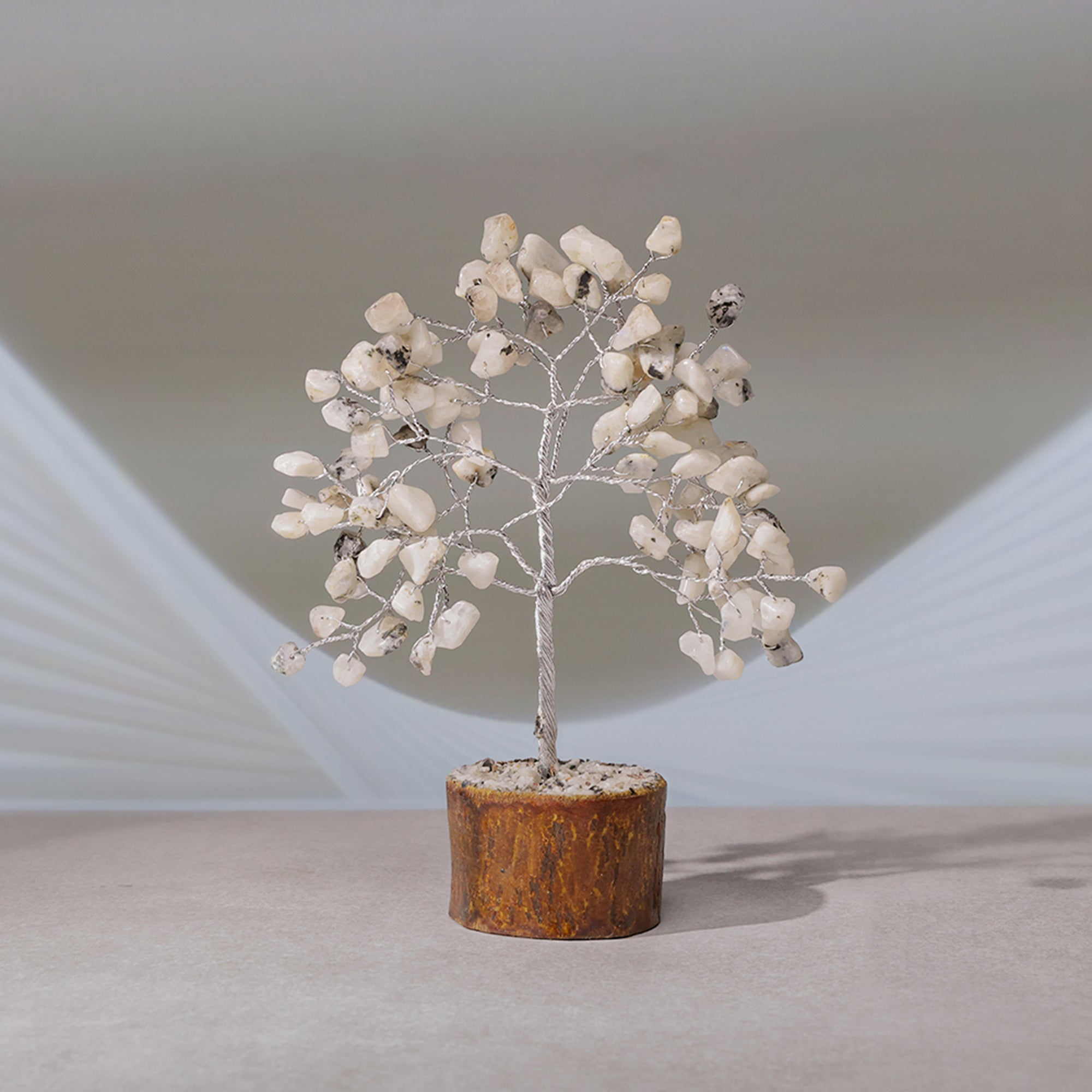 Rainbow Moonstone Crystal Tree – Small, for Vastu