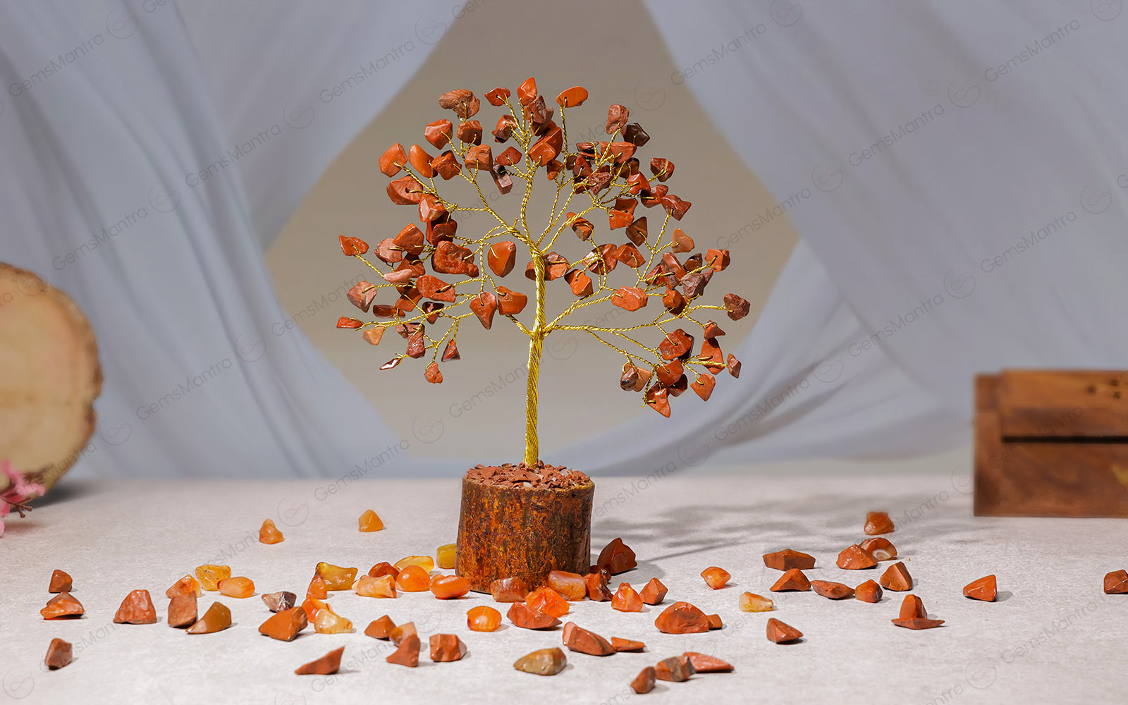 Small Red Jasper Crystal Tree