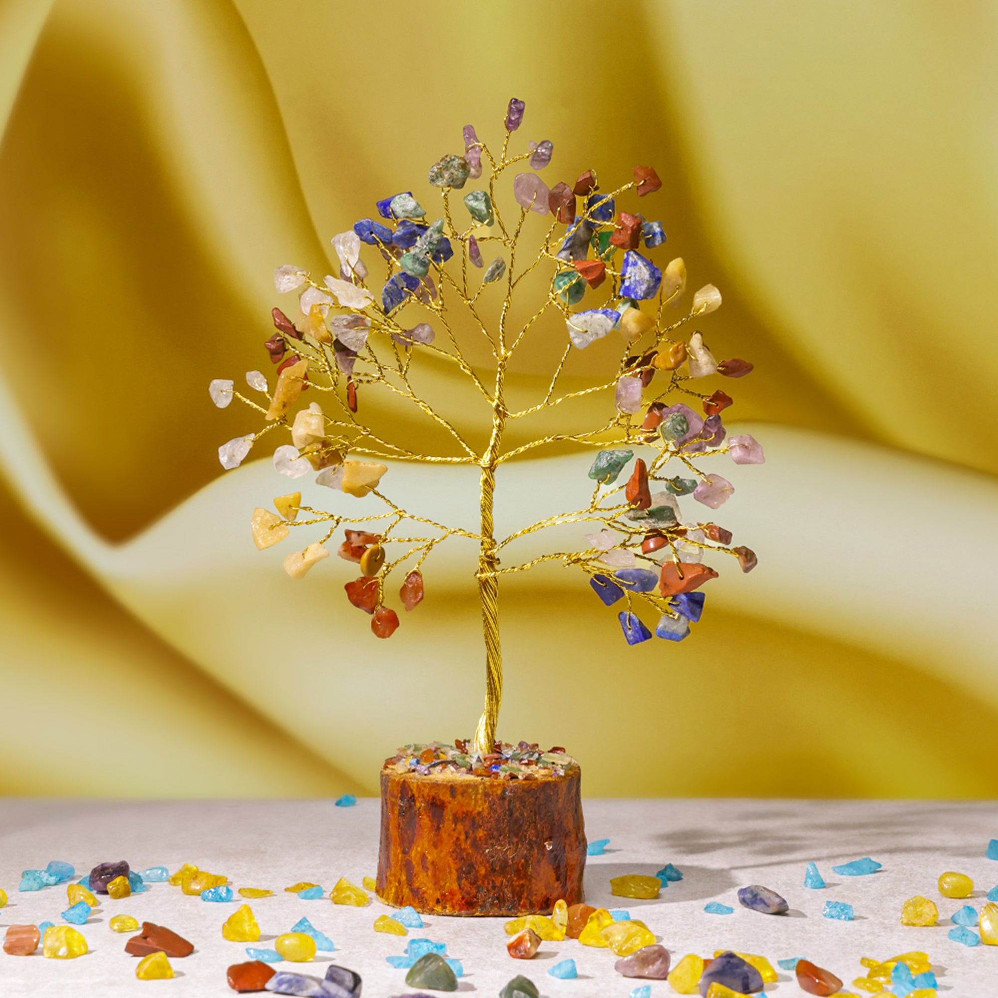 Seven Chakra Crystal Tree – Small, for Vastu