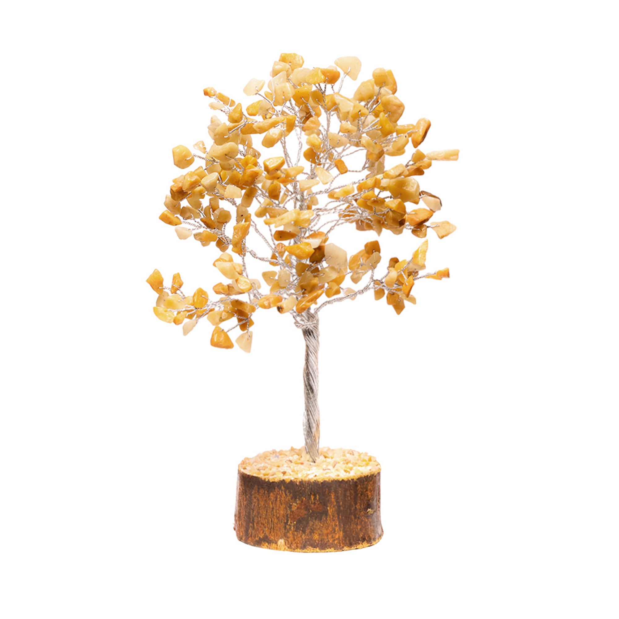 Golden Quartz Crystal Tree – Large, for Vastu