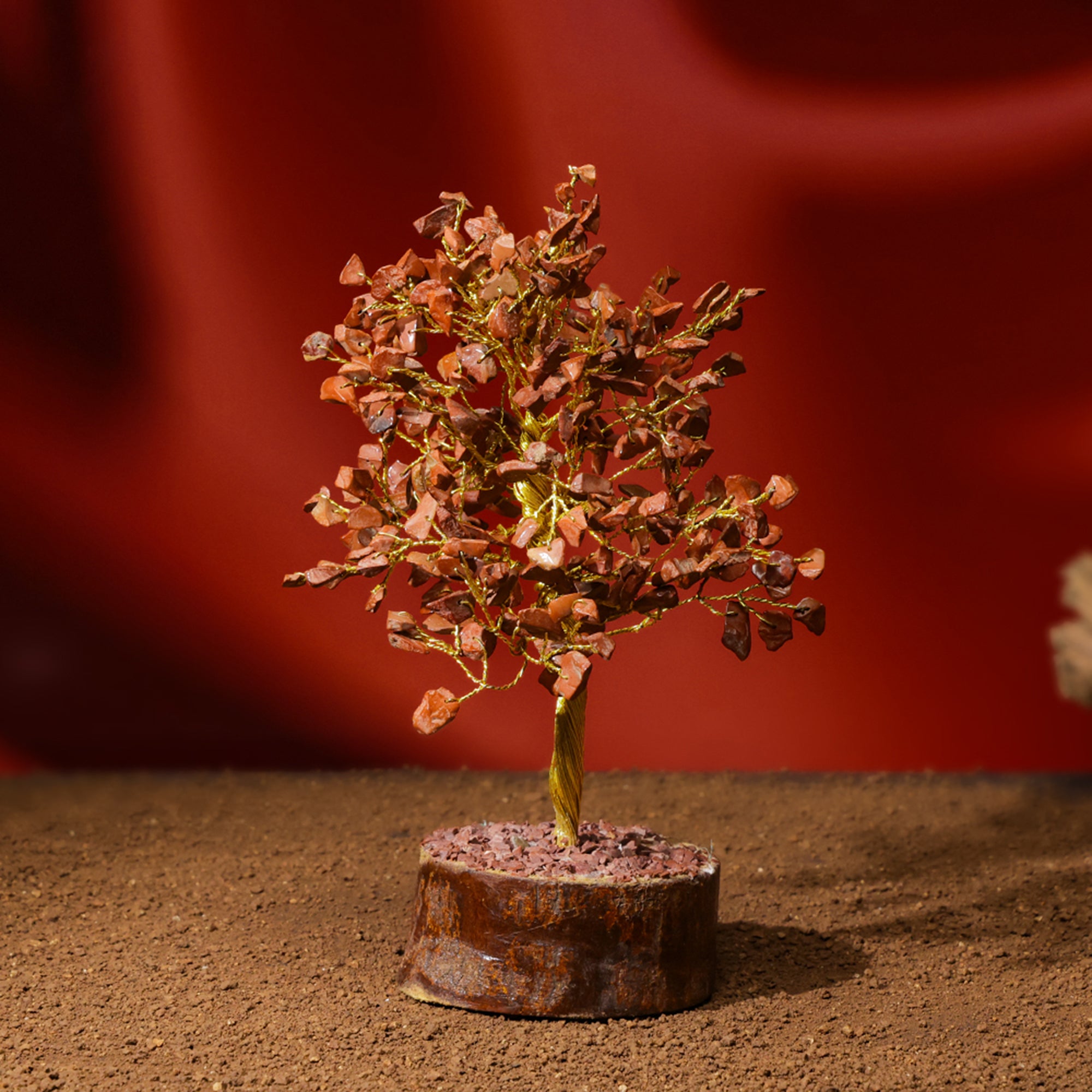 Red Jasper Crystal Tree – Large, for Vastu