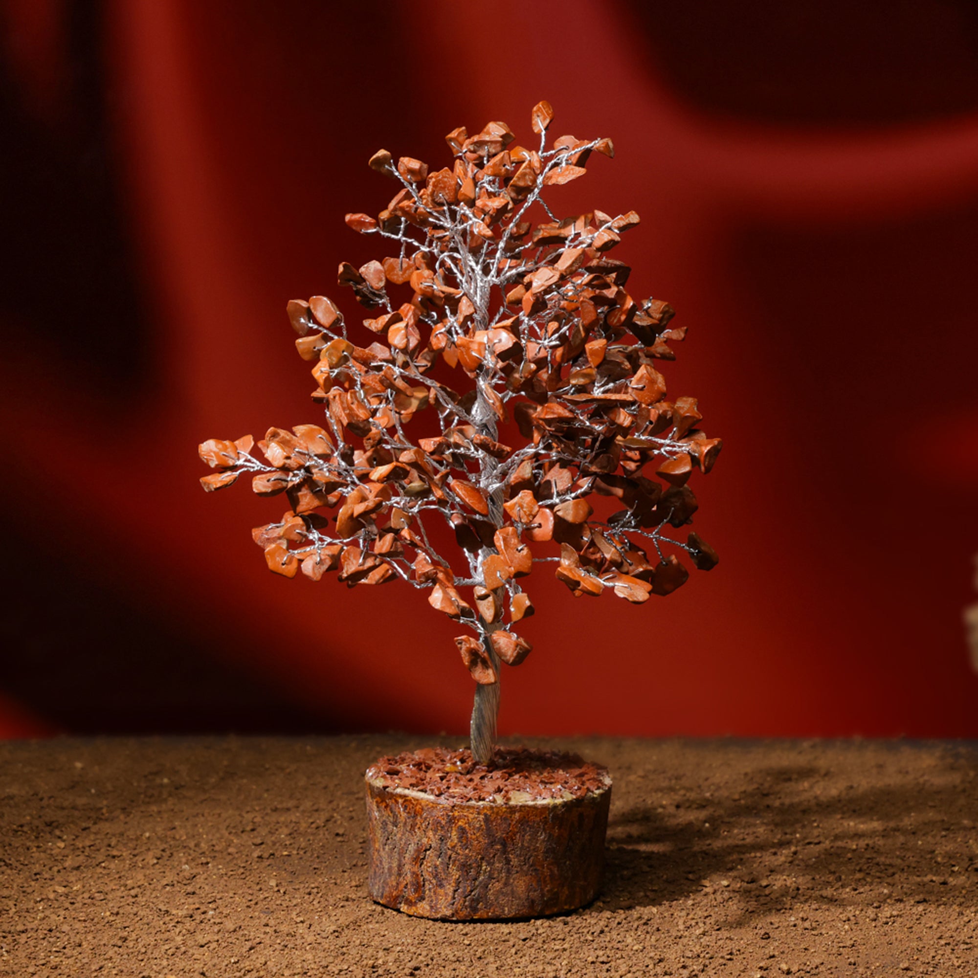 Red Jasper Crystal Tree – Large, for Vastu